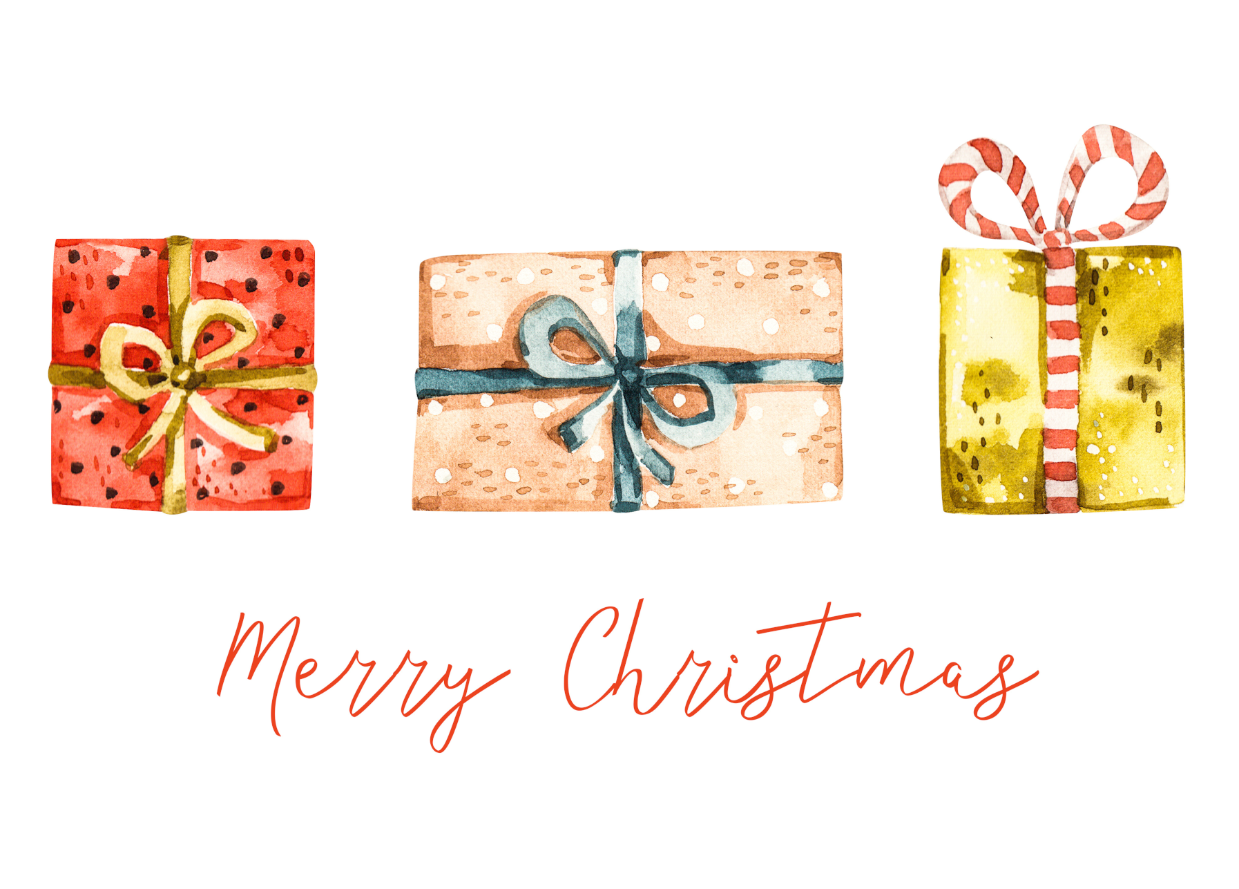 Present and Santa 10 pack modern design (Free postage) - Image 4